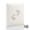 Album ślubny, wklejany, 60 kremowych stron, personalizowany, 12 wzorów